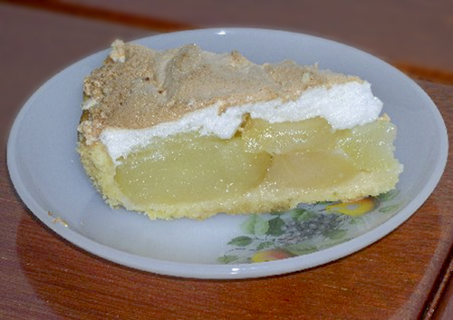 Яблочный пирог с безе ("Яблоки в облаках")