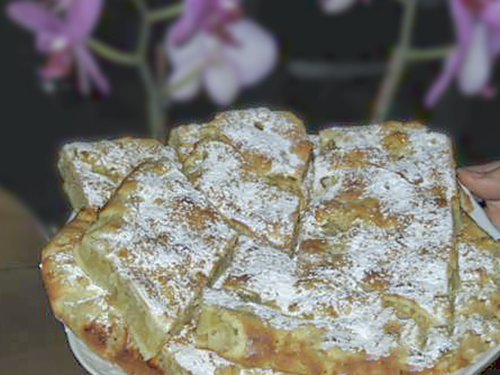 Простой яблочный пирог