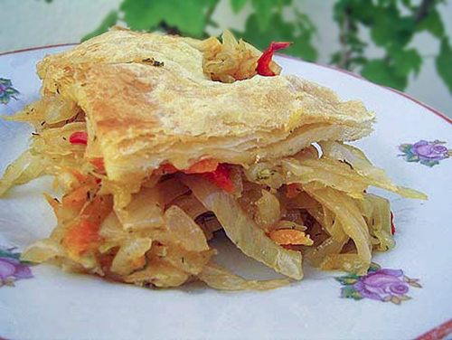 Пирог с овощной начинкой