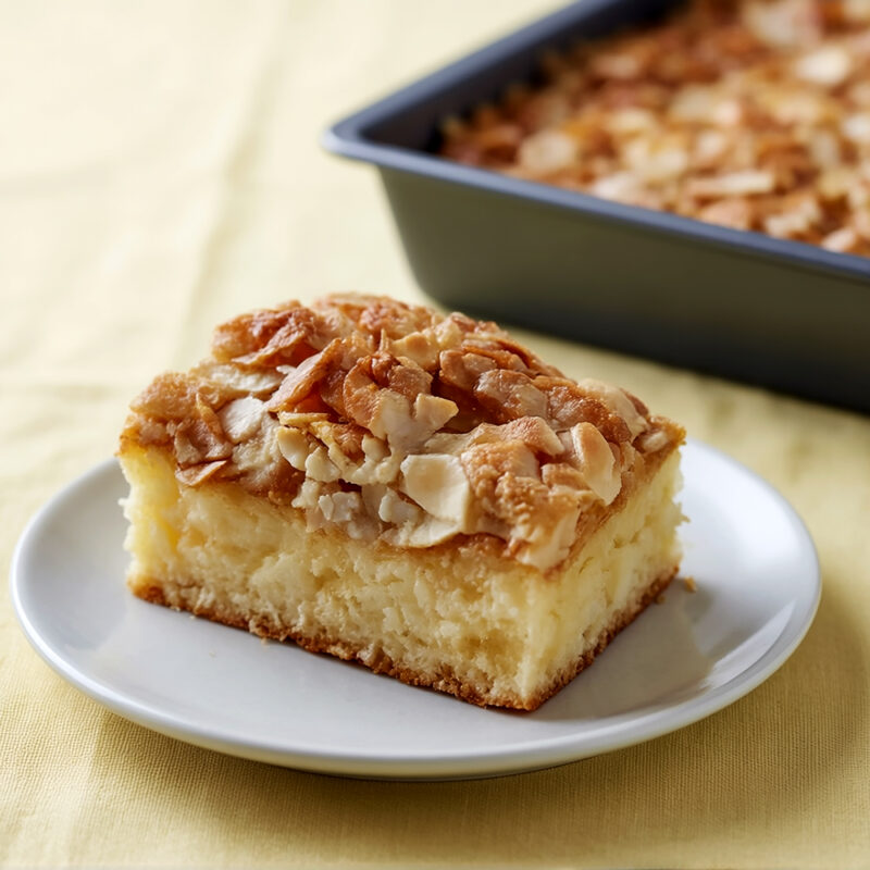 Пирог с миндалем (Mandelblechkuchen)