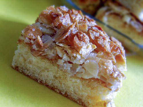 Пирог с миндалем (Mandelblechkuchen)