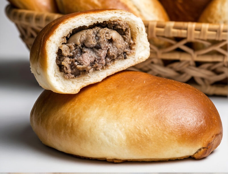 Пирожки с грибами и картошкой