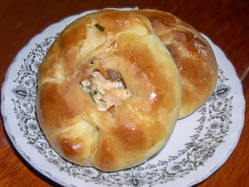 Пирожки с лососем