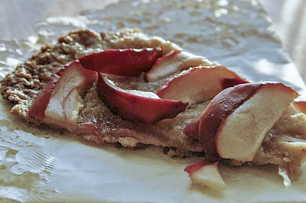 "Мятый" яблочный пирог