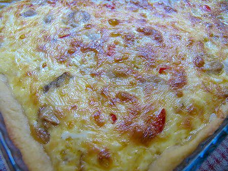 Картофельный пирог с грибами