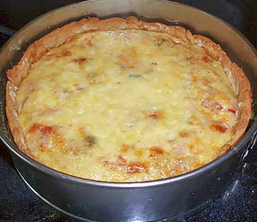 Заливной пирог с мясом