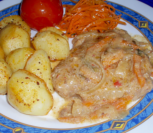 Тушеное мясо по-русски