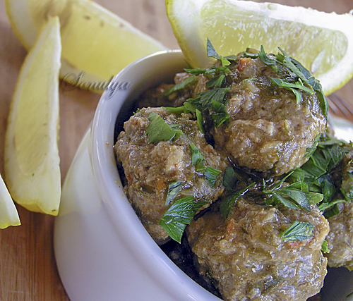 Тефтели в лимонном соусе по-мароккански