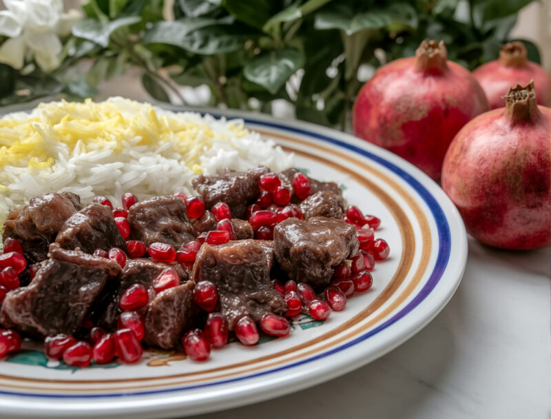 Говядина со сливами