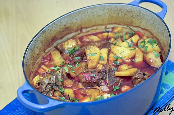 Тушеная баранина в сицилийском стиле