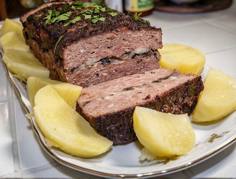 Мясной рулет из баранины