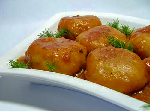 Кубэ из манной крупы