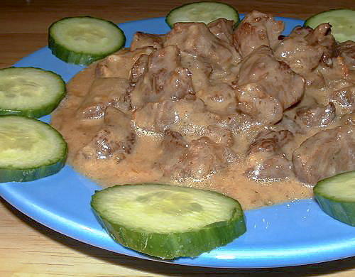 Говядина, тушенная с кофе