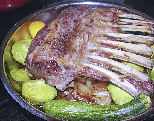 Бараньи котлеты на косточке