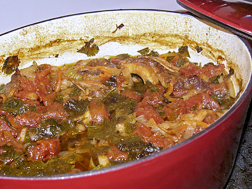 Говяжьи ножки по-милански (Ossobuco alla milanese) с томатами