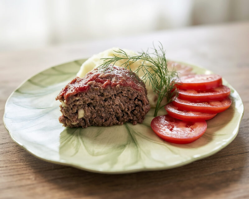 Мясной рулет в микроволновой печке