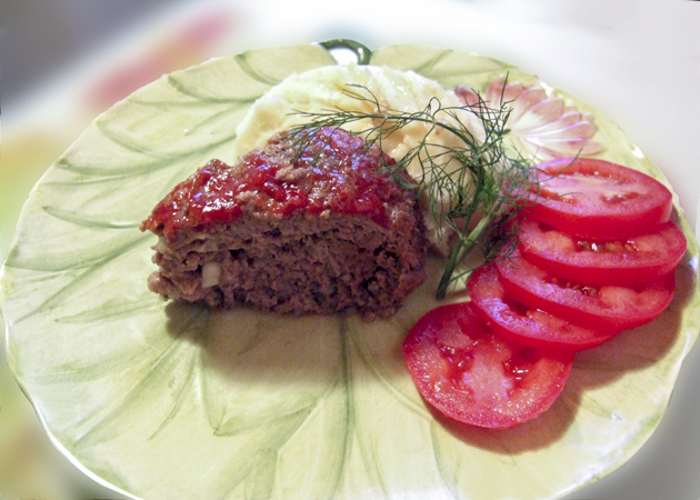 Мясной рулет в микроволновой печке