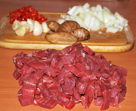 Карри из говядины