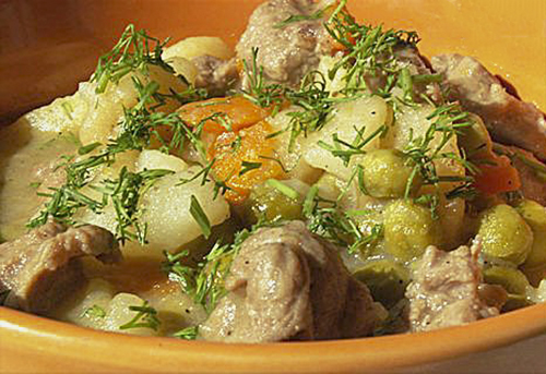 Весенний наварен с бараниной (Navarin printanier d’agneau)