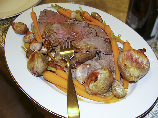 Запеченная баранья нога