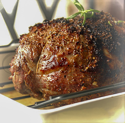 Запечённая баранья нога