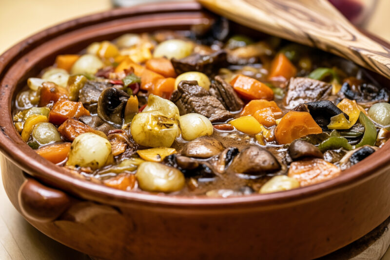 Рагу из говядины с овощами