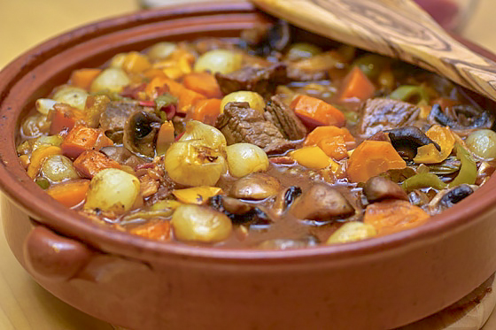 Рагу из говядины с овощами