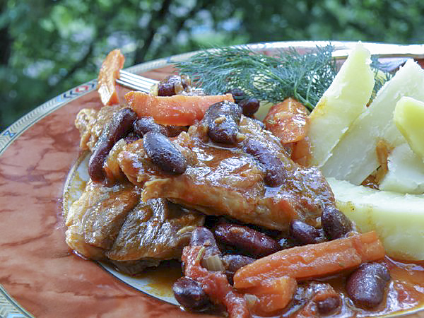 Баранина провансаль