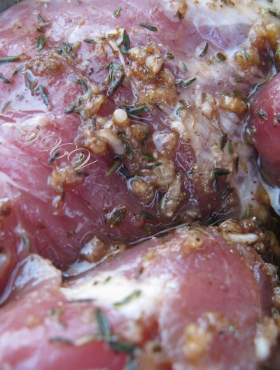 Маринованная свинина на гриле