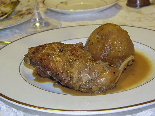 Кролик в сидре (Lapin au cidre)