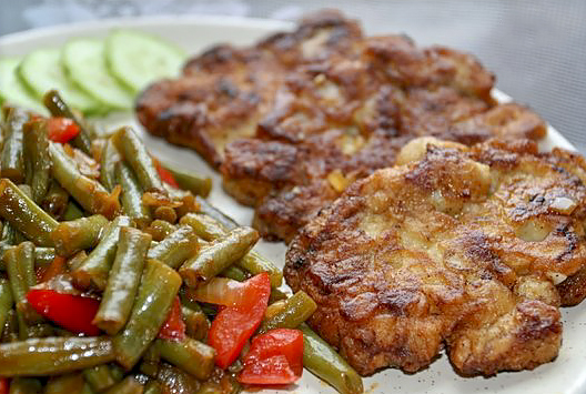 Оладьи из свинины