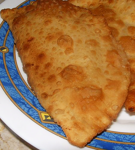 Чебуреки из заварного теста