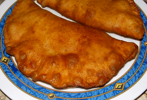 Чебуреки из дрожжевого теста