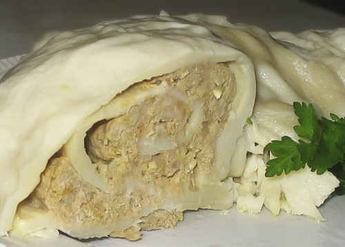 Ханум с мясом и картофелем