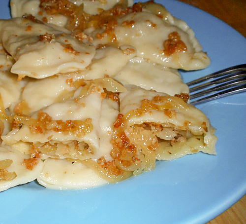 Вареники с квашеной капустой