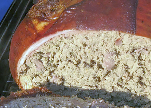 Фаршированный свиной желудок