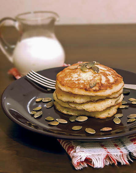 Рисовые оладьи с кукурузой