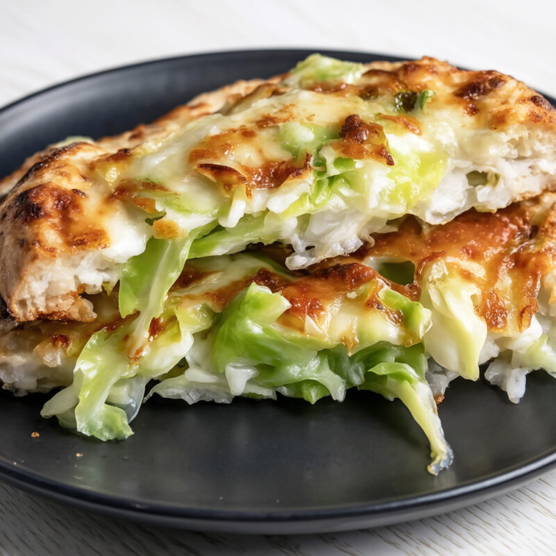Капустные оладьи с сыром