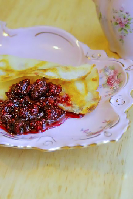 Красные блины на опаре