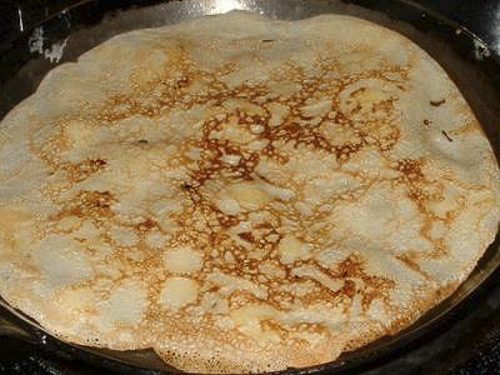 Блины с яблоками