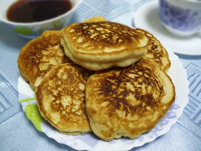 Оладьи на кефире