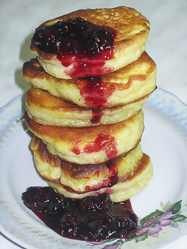 Оладьи на дрожжах