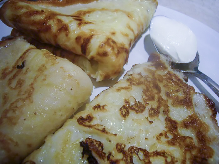 Блины с кабачками