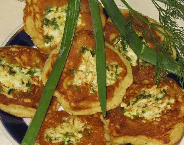 Оладьи с начинкой