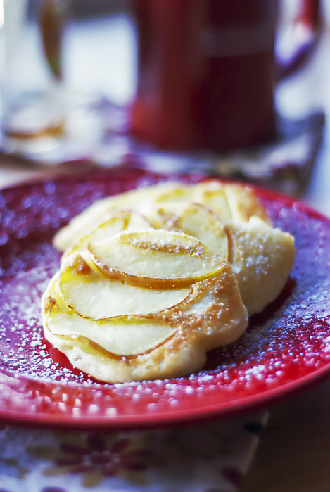 Оладьи с яблоками