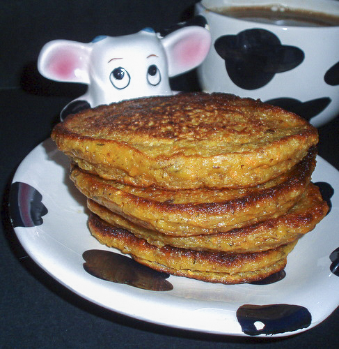 Морковные оладьи