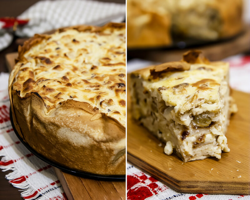 Венгерский блинный пирог с изюмом (Palacsinta torta)