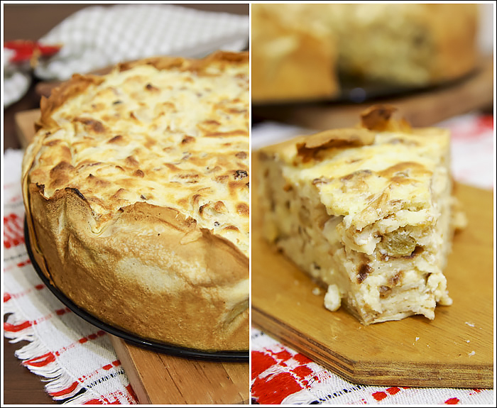 Венгерский блинный пирог с изюмом (Palacsinta torta)