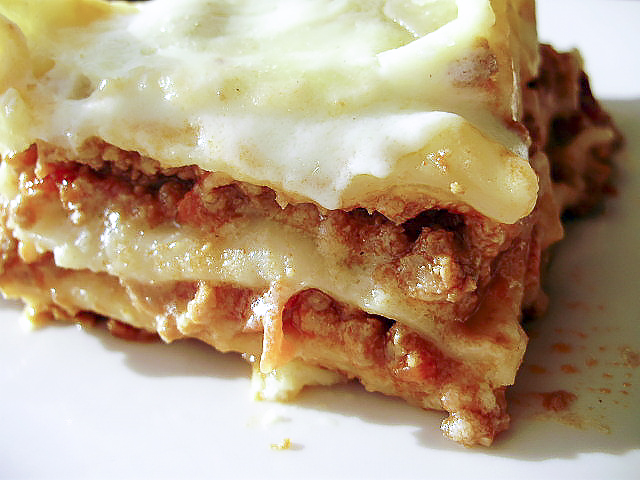 Лазанья с мясной начинкой