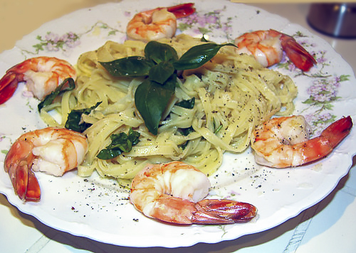 Паста с лимонным соусом